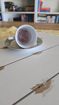Image 1 of Checkers - tea cup dice/trinket tray