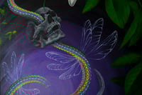Image 4 of Rainbow Snake Rising . Limited Edition Giclee Fine Art Print 