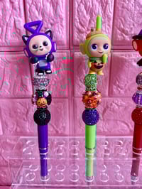 Image 2 of Halloween Teletubbies Handmade Beaded Pens