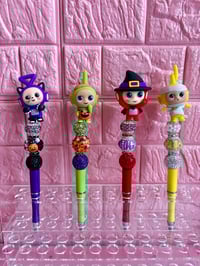 Image 1 of Halloween Teletubbies Handmade Beaded Pens