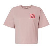 Image 2 of Cool Moms Club Cropped - Blush