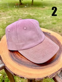 Image 2 of Blank Suede Baseball Caps