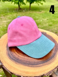 Image 4 of Blank Suede Baseball Caps