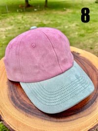 Image 7 of Blank Suede Baseball Caps