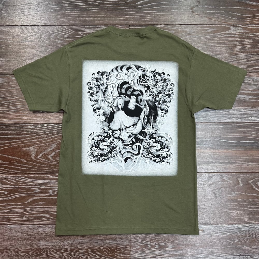 Image of Tora Hanya Olive Men's T-shirt 