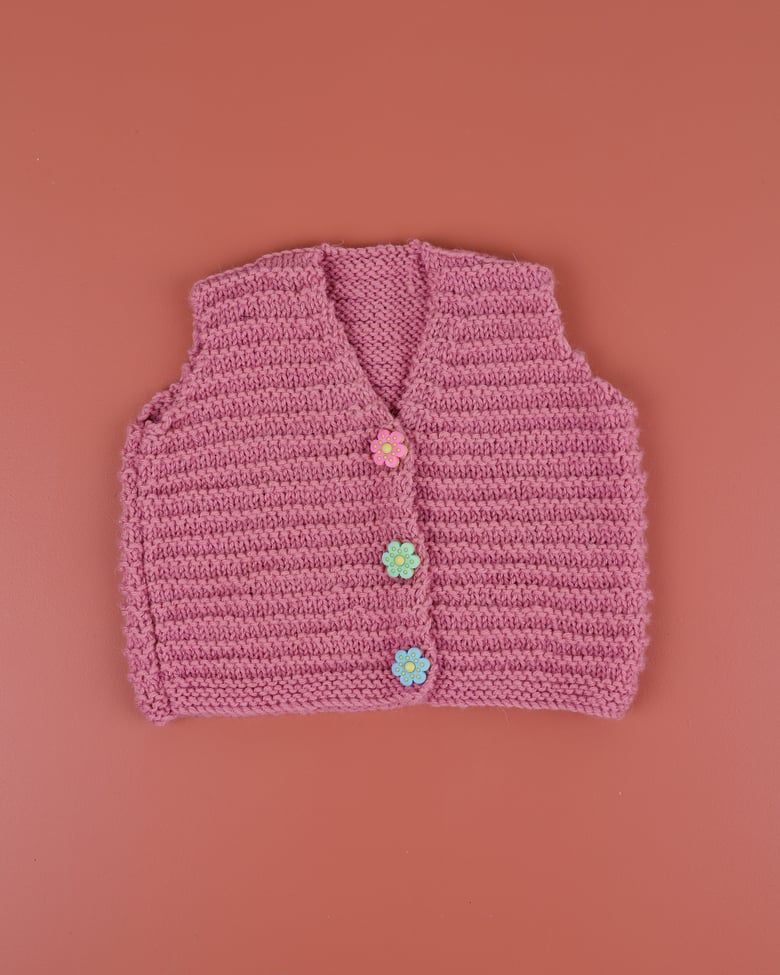 Image of Rose Baby Vest - 6m
