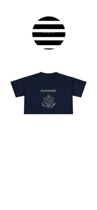 Image 1 of Woman’s Cropped Passport T-Shirt