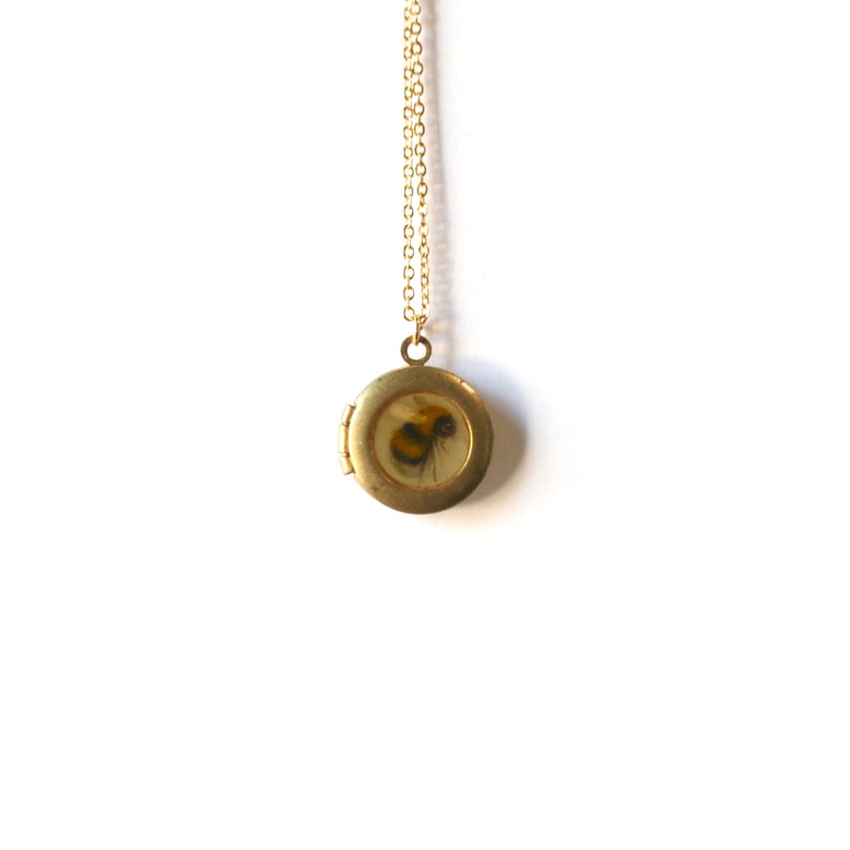 Image of Bee Locket #2