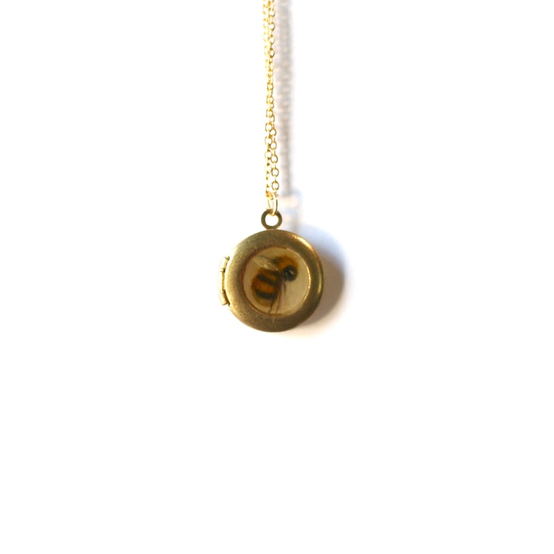 Image of Bee Locket #3