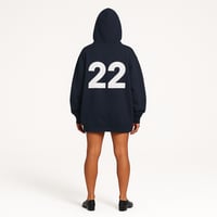 Image 3 of Polo Zip-Up Hoodie Navy