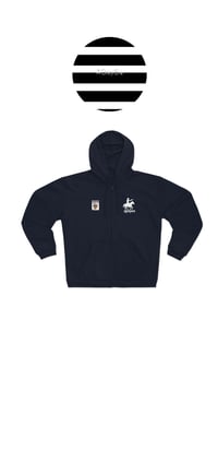 Image 1 of Polo Zip-Up Hoodie Navy