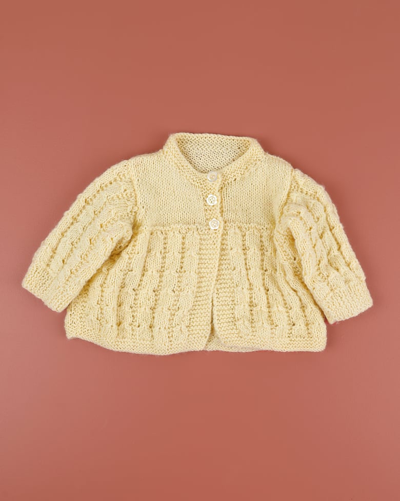 Image of Lemon Baby Cardi - 6m