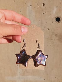 Image 1 of Star Earrings - Dark Star