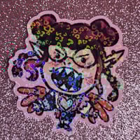 Image 2 of SQUASQUASQUA (Loud Ass Bitch) Glitter Sticker