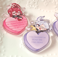 Image 4 of TWST Candy Hearts Charms