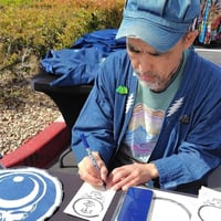 Image 4 of Handwritten Grateful Kanji Card and Mini Poster