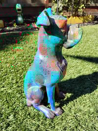 Image 3 of Boxer Love Statue 