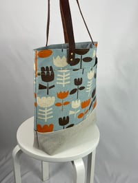 Image 3 of Dusty Bloom Wool + Wax Tote