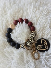 Julia w/ Mama Tag Bracelet Keychain