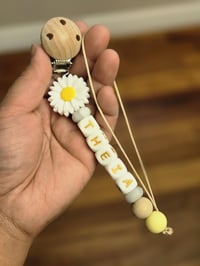 Image 1 of Daisy Soother Clip (Customizable)