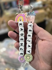 Image 2 of Daisy Custom Keychain