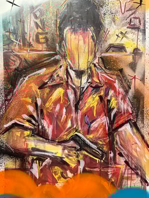 TONYS REDEMPTION - 1 of 1 Hand Altered PRINT