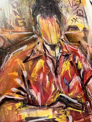 TONYS REDEMPTION - 1 of 1 Hand Altered PRINT