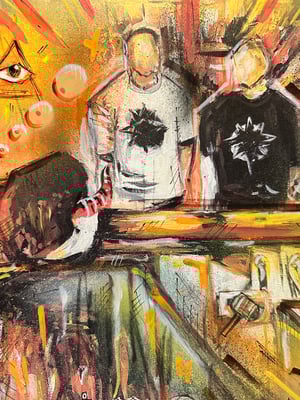 WE ALL MUST MEET OUR MOMENT OF TRUTH - 1 of 1 Hand Altered PRINT