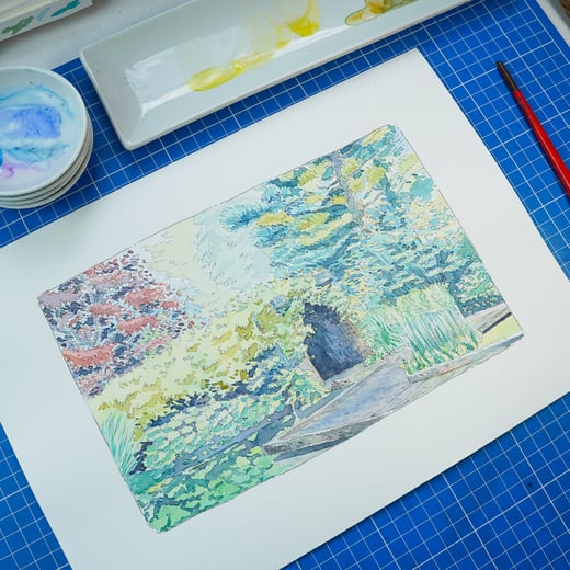 Sketch original: Hortus Botanicus Groningen II