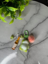 Image 12 of Cute Frog and Soju Drink Keychain 