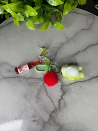Image 13 of Cute Frog and Soju Drink Keychain 