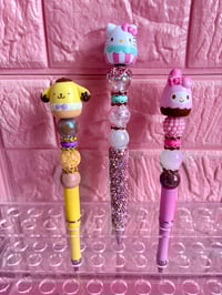 Squishmallows x Sanrio beaded pens 