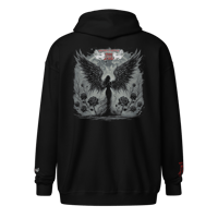 Image 1 of Schwarzer Engel (spezial edition) heavy blend zip hoodie