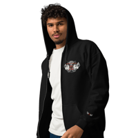 Image 4 of Schwarzer Engel (spezial edition) heavy blend zip hoodie