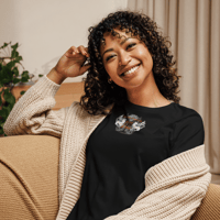 Image 5 of Women's Relaxed T-Shirt Schwarzer Engel (spezial edition)