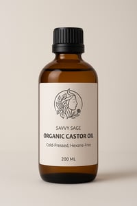 Savvy Sage – Organic Castor Oil (200 ml)