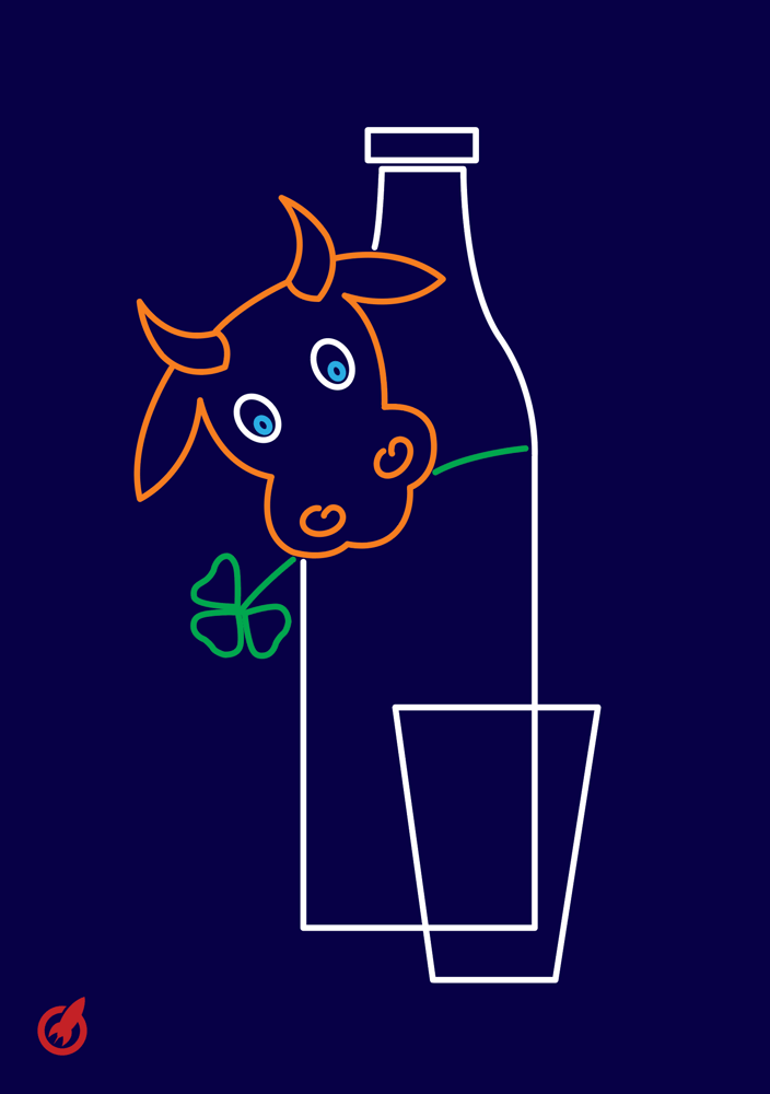 Image of Bar Mleczny „Krówka” Plakat