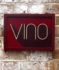 Image 3 of VINO - 3 versions -23 Carat  gold gilded wall art