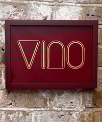 Image 4 of VINO - 3 versions -23 Carat  gold gilded wall art