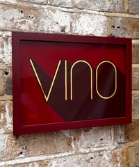 Image 11 of VINO - 3 versions -23 Carat  gold gilded wall art