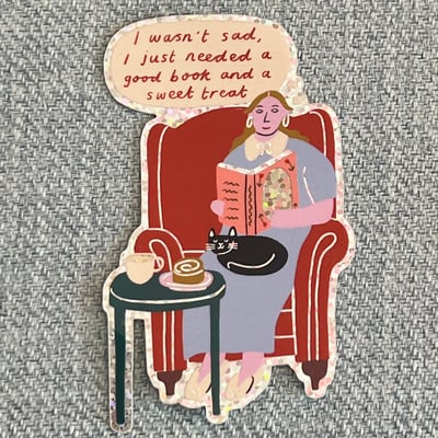 Image of Sweet Treat Glitter Sticker 