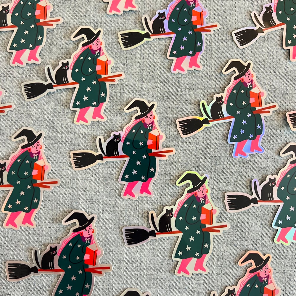 Image of Good Witch Book Club Holo Sticker