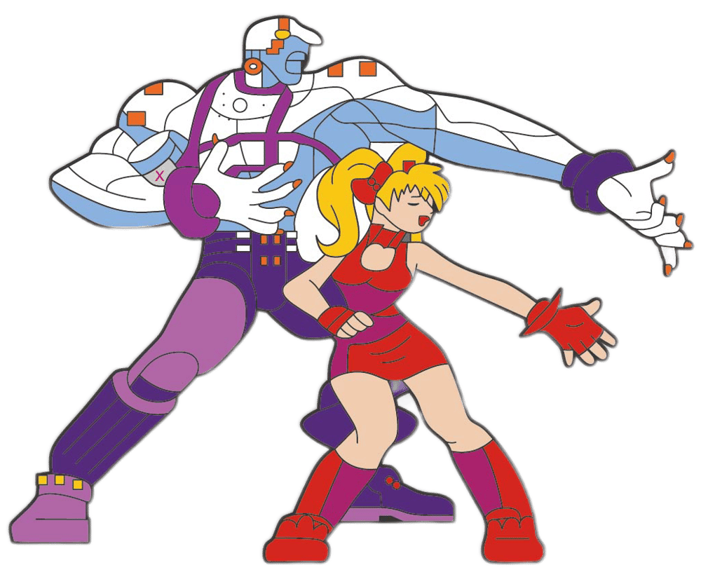 Image of Necro & Effie Pin