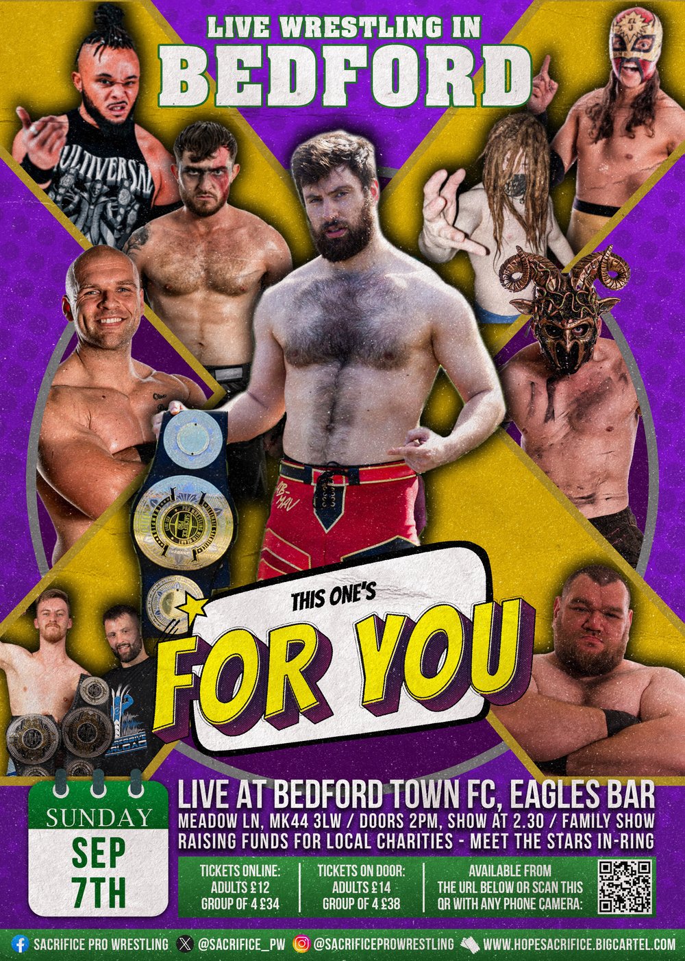 Image of [FRONT ROW TICKET] - Sun Sep 7 - This One’s For You