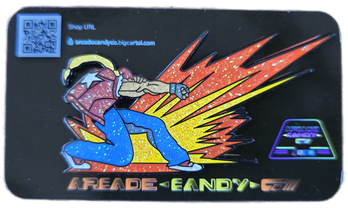Image of Terry Buster Wolf Enamel Pin OR Keychain