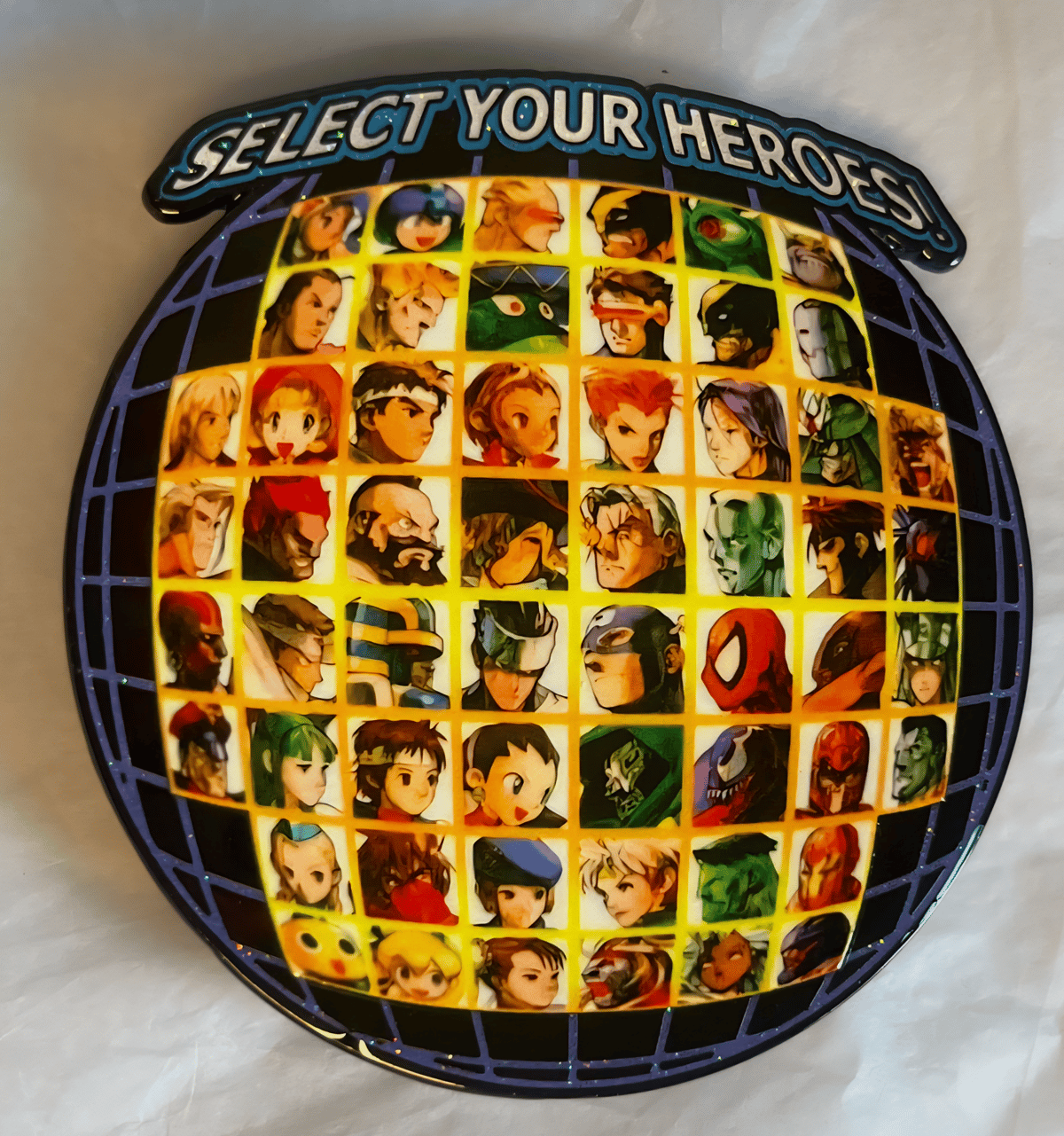 Image of MVC2 3" Character Select Pin