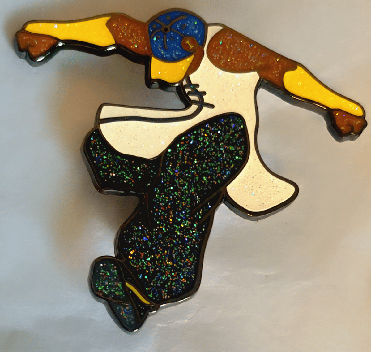 Image of Dive Kick Yun Enamel Pin