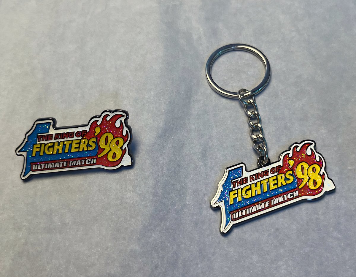 Image of KOF98 Pin/Keychain Set