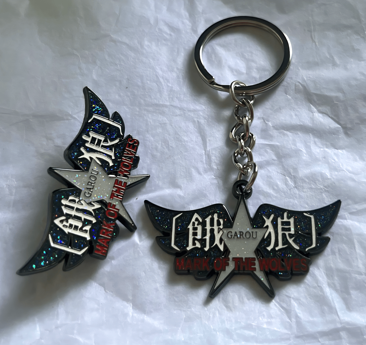 Image of Garou MOTW Pin/Keychain Set