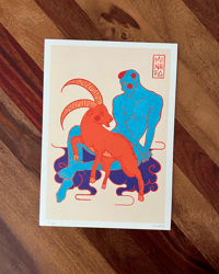 Image 2 of PRINT | ZODIAC : THE GOAT